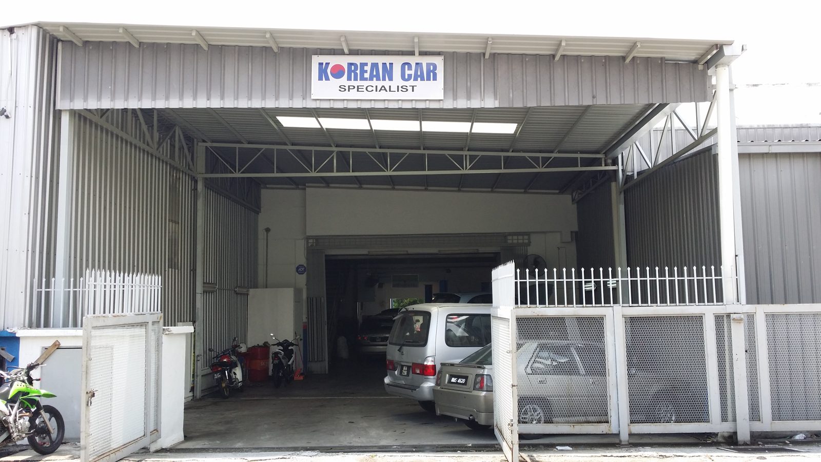 Workshop entrance