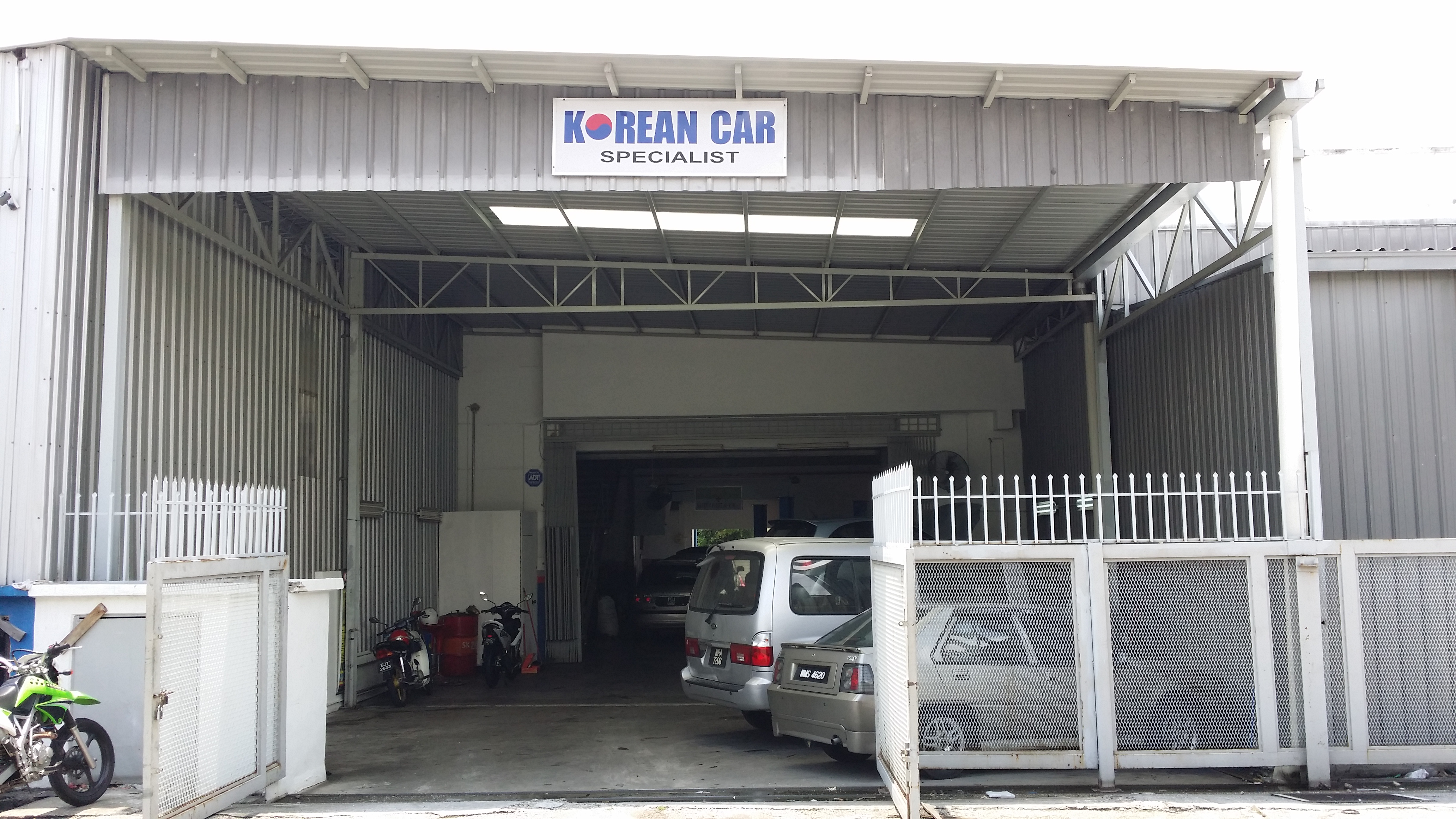 Workshop entrance